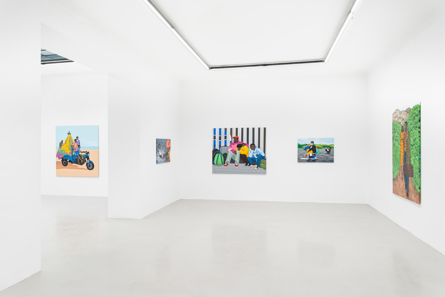 Hamid Nii Nortey, Installation View I, Faith in Strangers , 2022