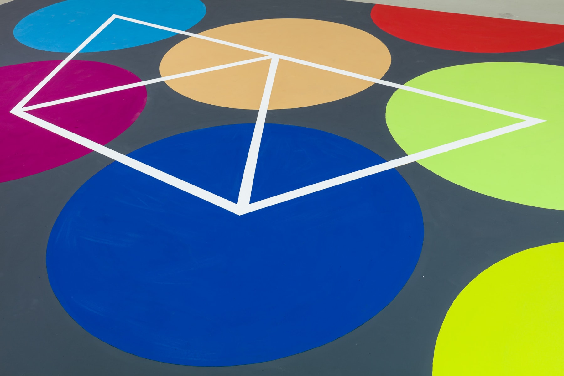 Olu Oguibe, 2m Apart (Floor Plan for Social Distancing), 2020