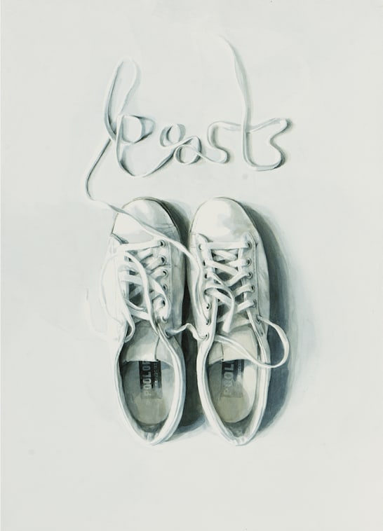 Alina Kunitsyna, White sneakers3, 2022