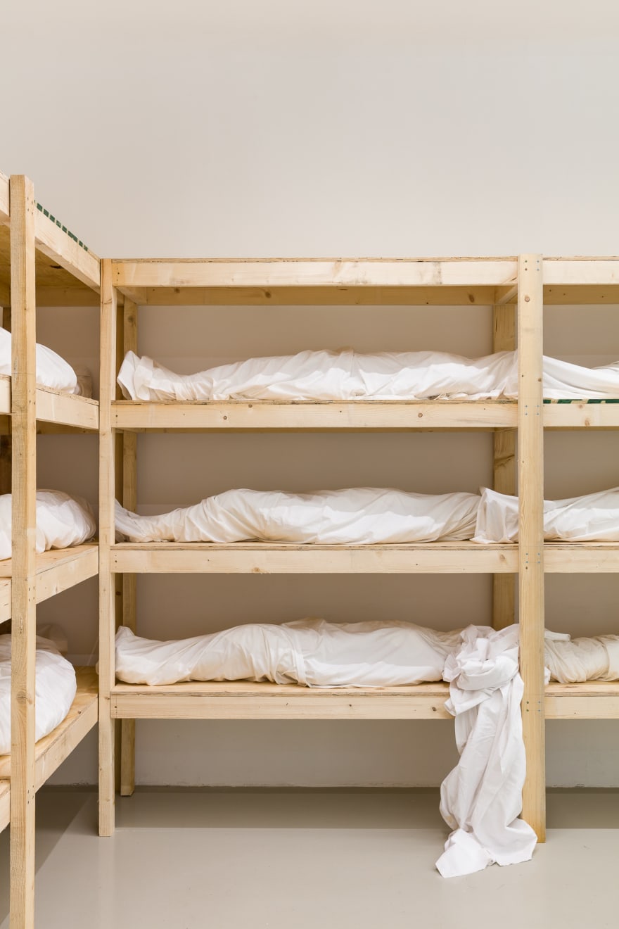 Olu Oguibe, Installation view II: Detail | "New York, April 2020", 2020