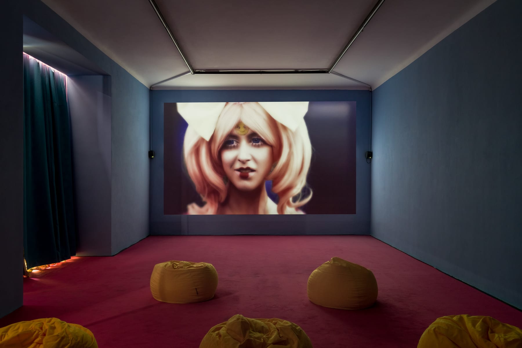 Rachel Maclean, Installation View XXI, Rachel Maclean, i'm 2 happy!, curated by Phoebe Cripps, 2021