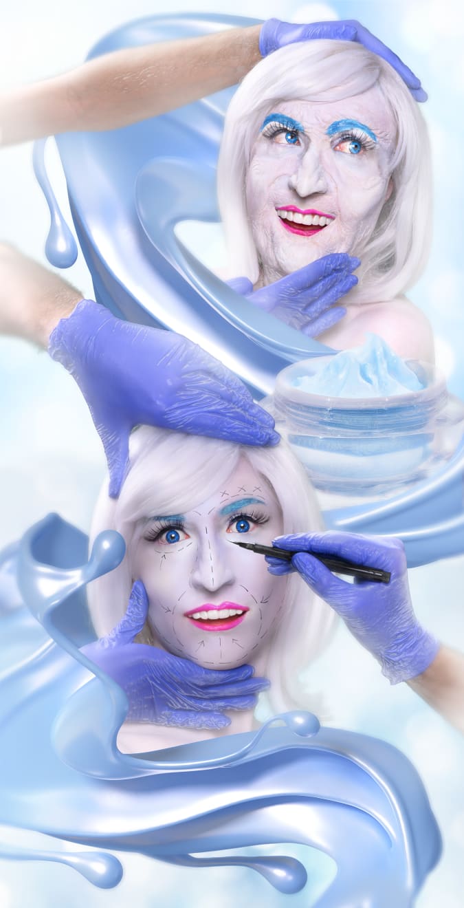 Rachel Maclean, The Second Stage of Mending a Face, 2019