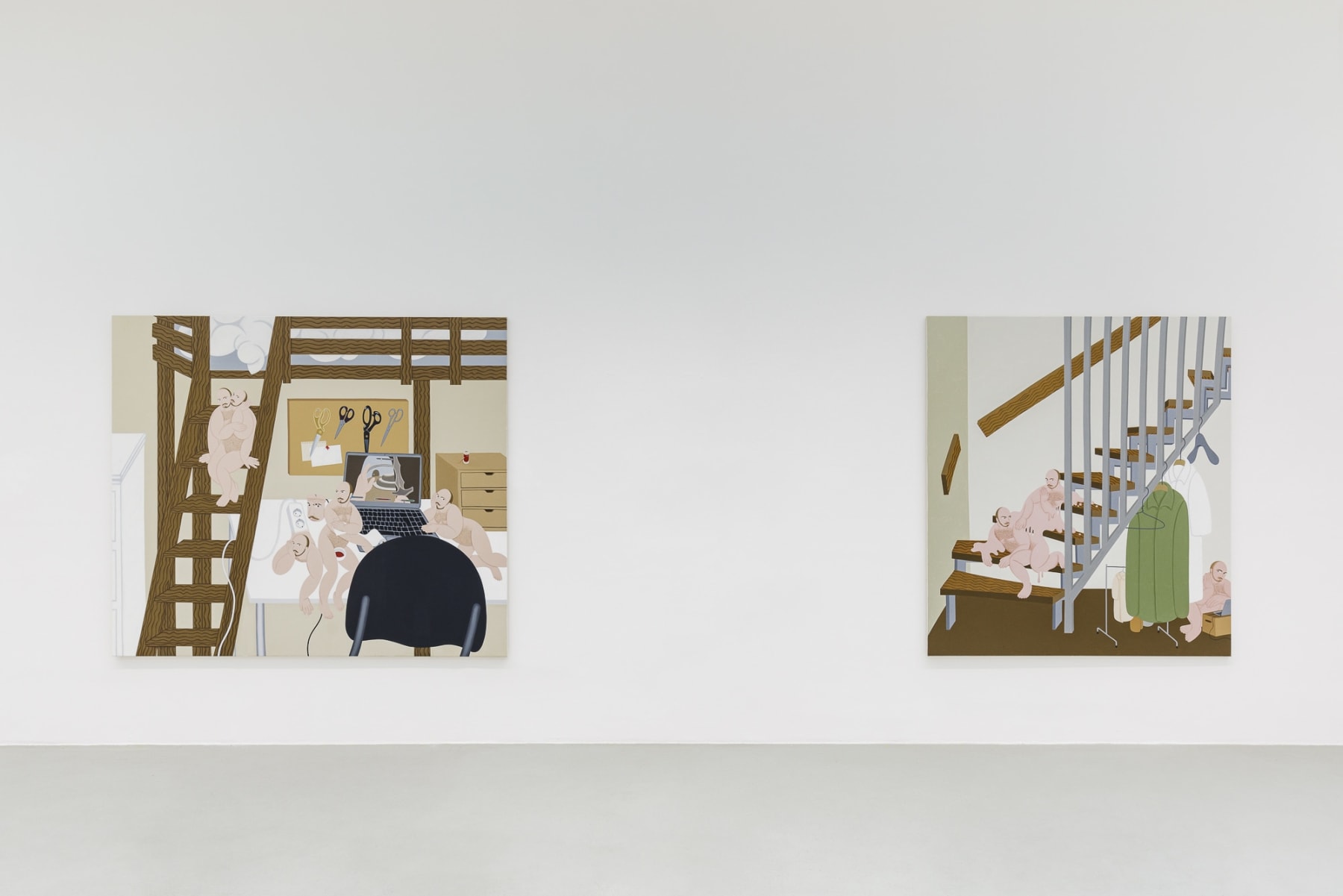 Alexander Basil, Installation View, The week stretching out in front of you, 2022