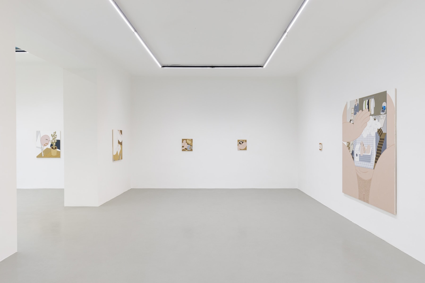 Alexander Basil, Installation View, The week stretching out in front of you, 2022