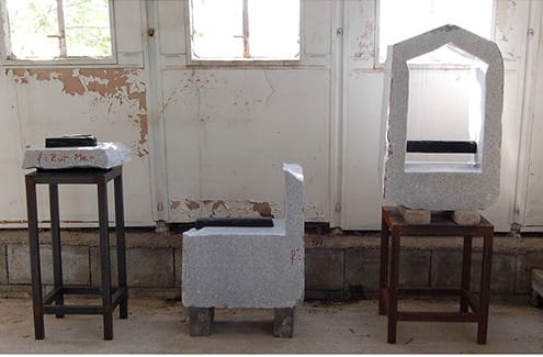 Markus Redl, Stein 86-88a [Kalmierung I]; Stein 86-88b [Kalmierung II]; Stein 86-88c [Kalmierung III], 2008