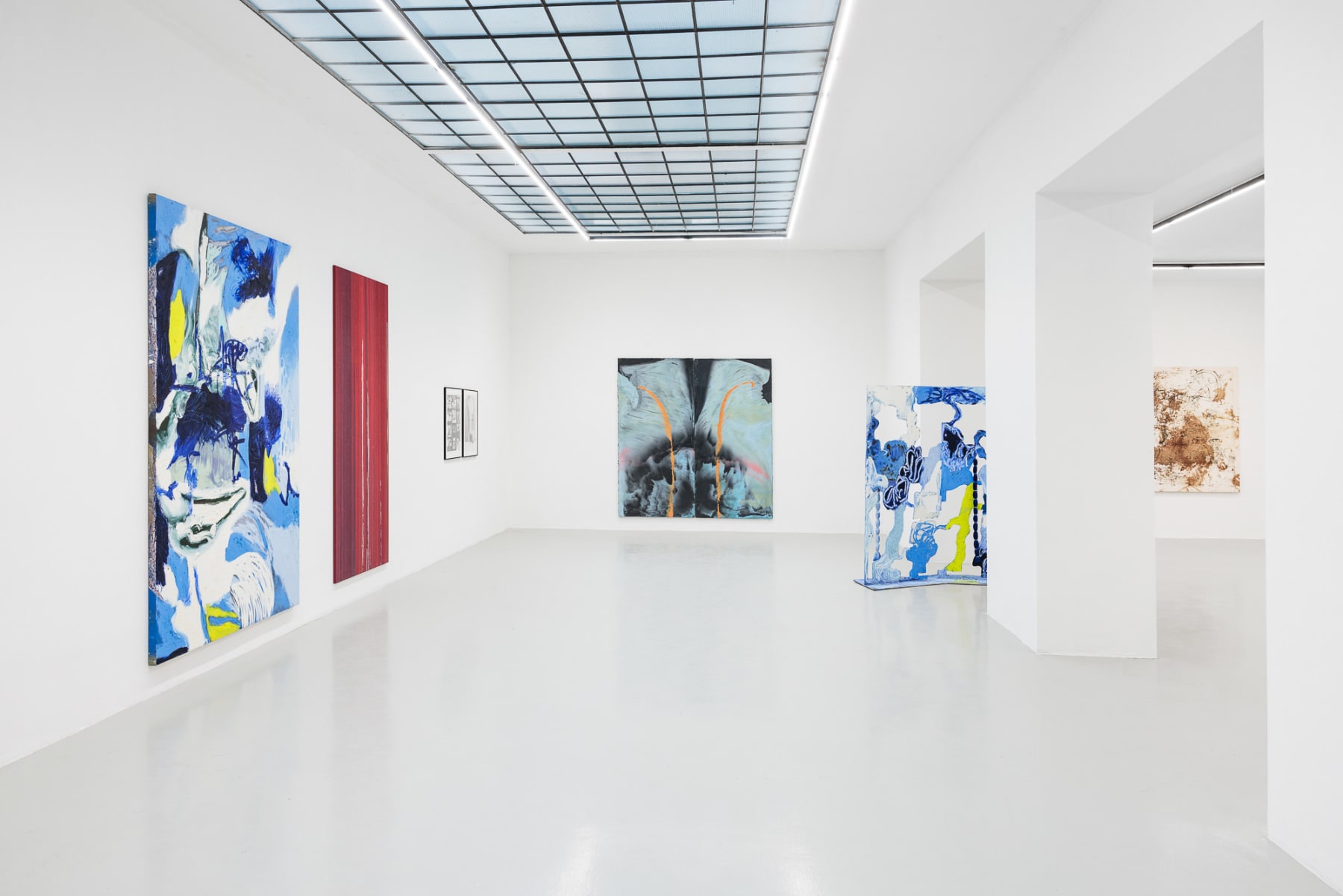 Installation View: Embodied Rituals: Donna Huanca, Harminder Judge, Hermann Nitsch, 2025