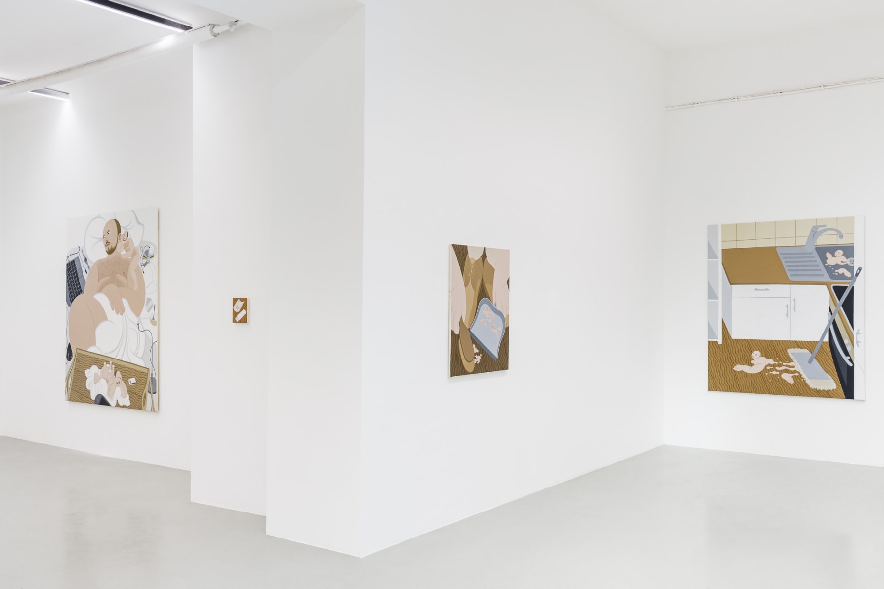 Alexander Basil, Installation View, The week stretching out in front of you, 2022