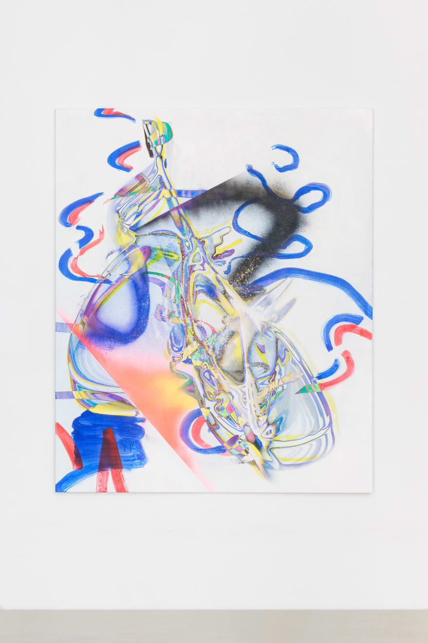 Fredy Solan, Sunflower in D3_Bluish-Yellow_II, 2022