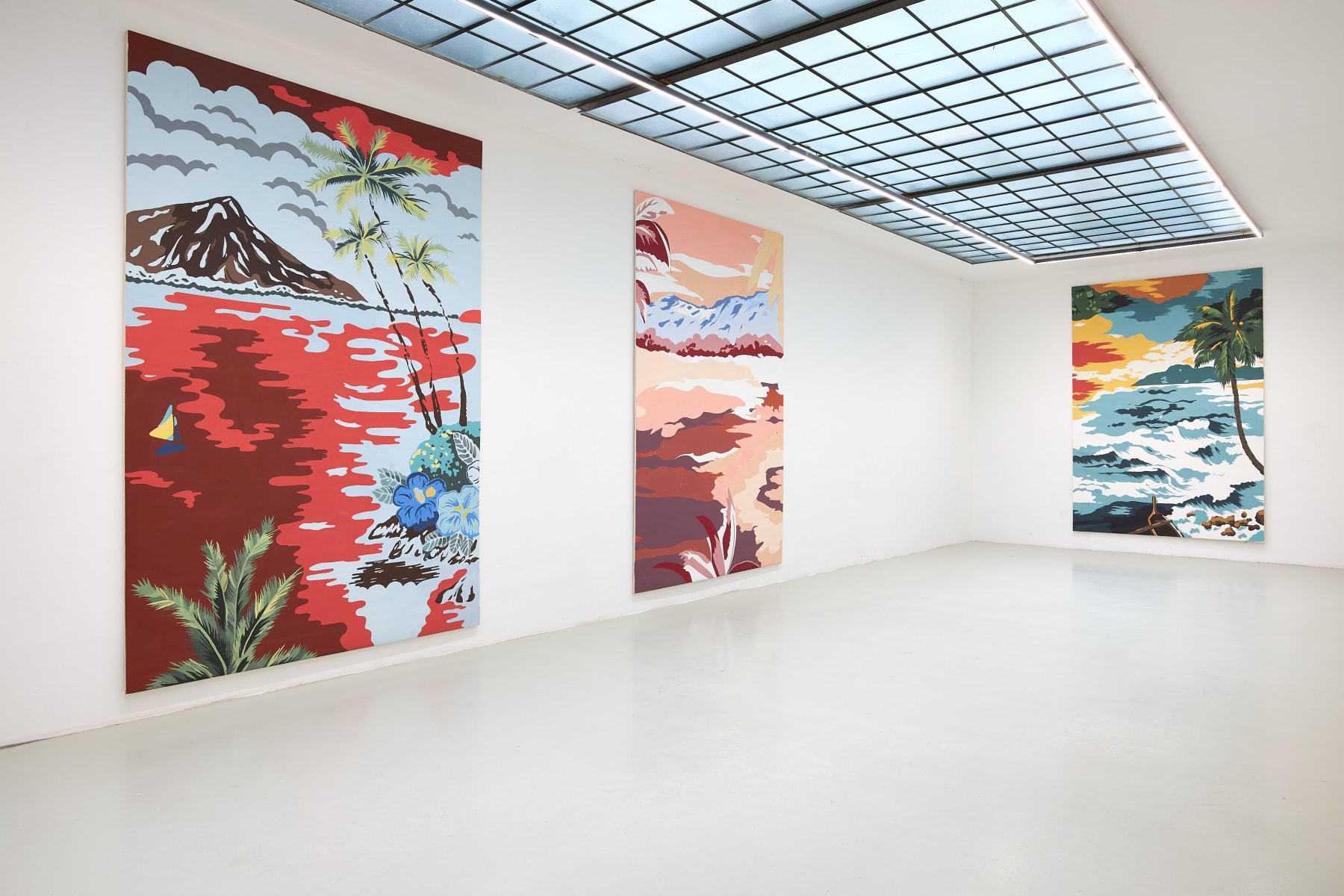 Grear Patterson, Installation View I, Planes & Mountains, 2019