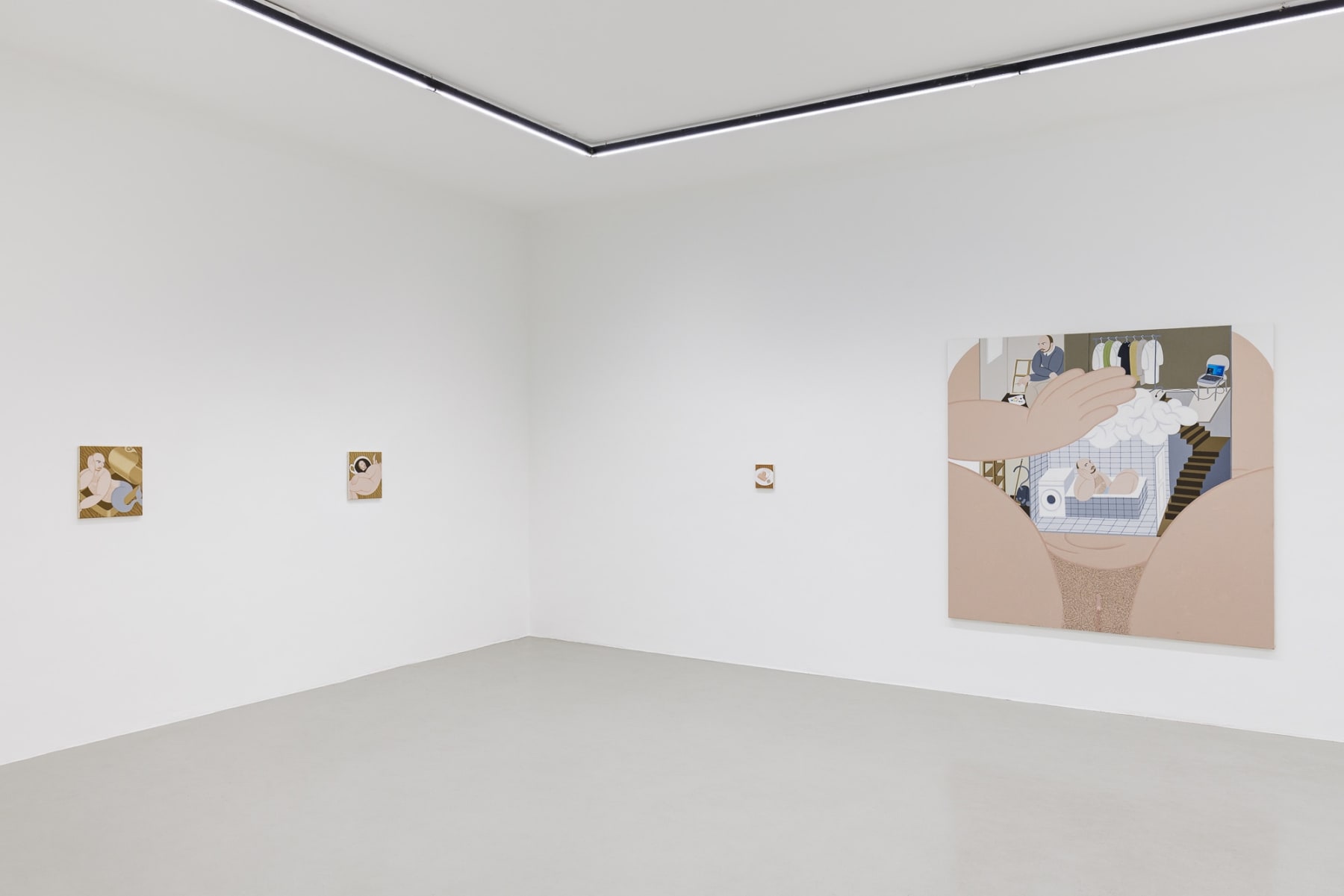 Alexander Basil, Installation View, The week stretching out in front of you, 2022