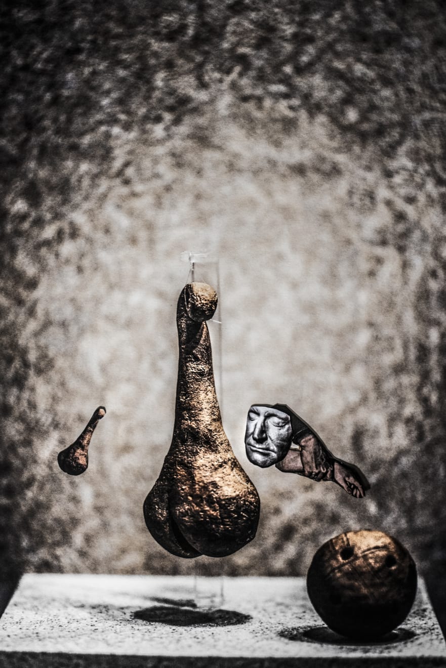 Sofia Borges, Collage with Sound, Sound, Face and Infinite, 2017-2019