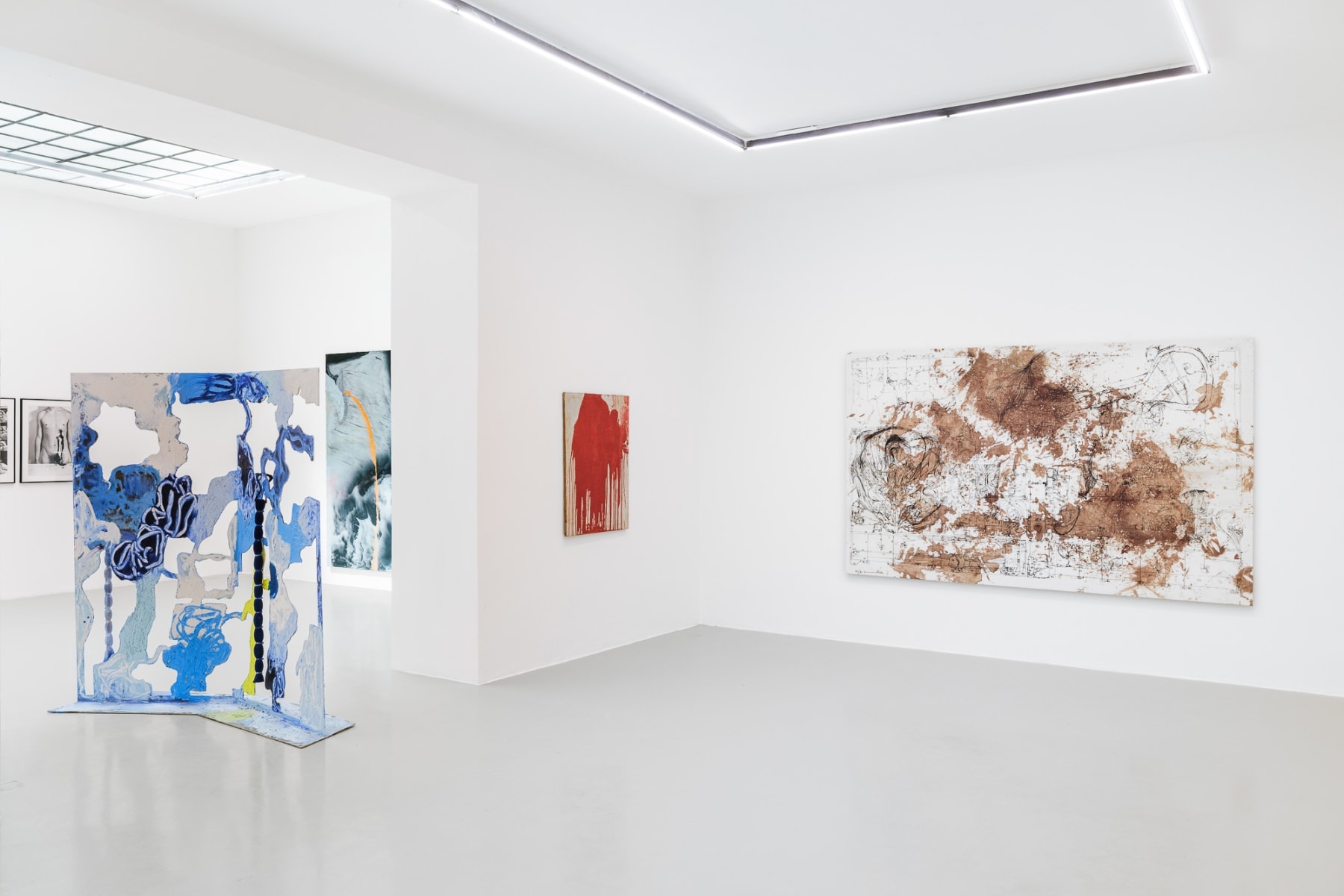 Installation View: Embodied Rituals: Donna Huanca, Harminder Judge, Hermann Nitsch, 2025