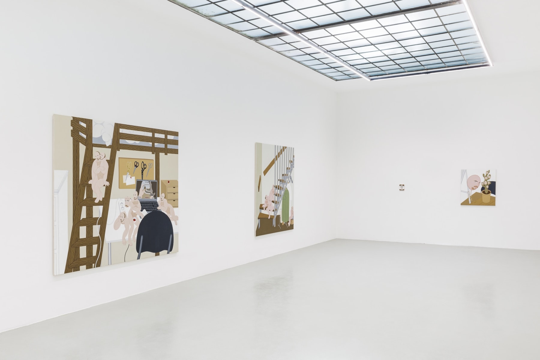 Alexander Basil, Installation View, The week stretching out in front of you, 2022