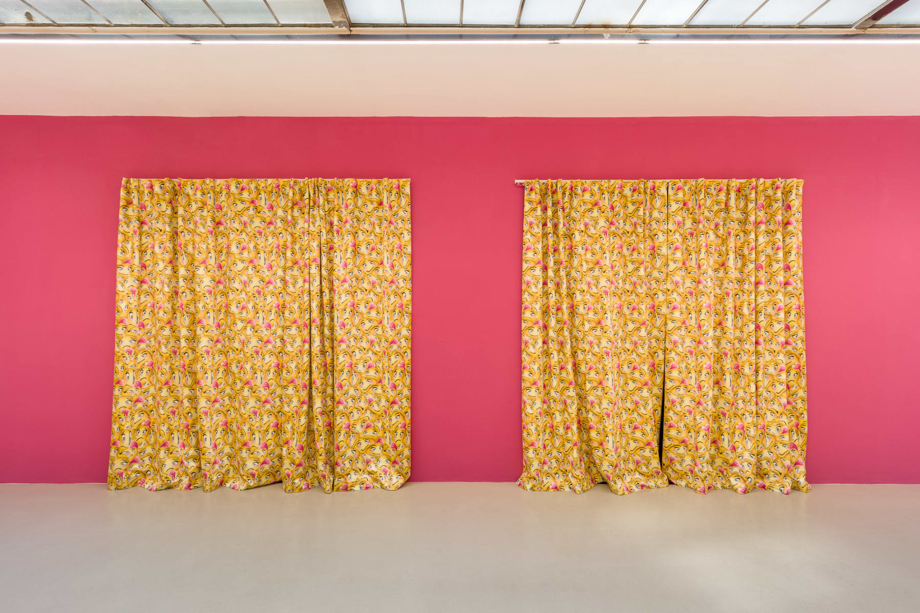 Rachel Maclean, Installation View XVIII, Rachel Maclean, i'm 2 happy!, curated by Phoebe Cripps, 2021