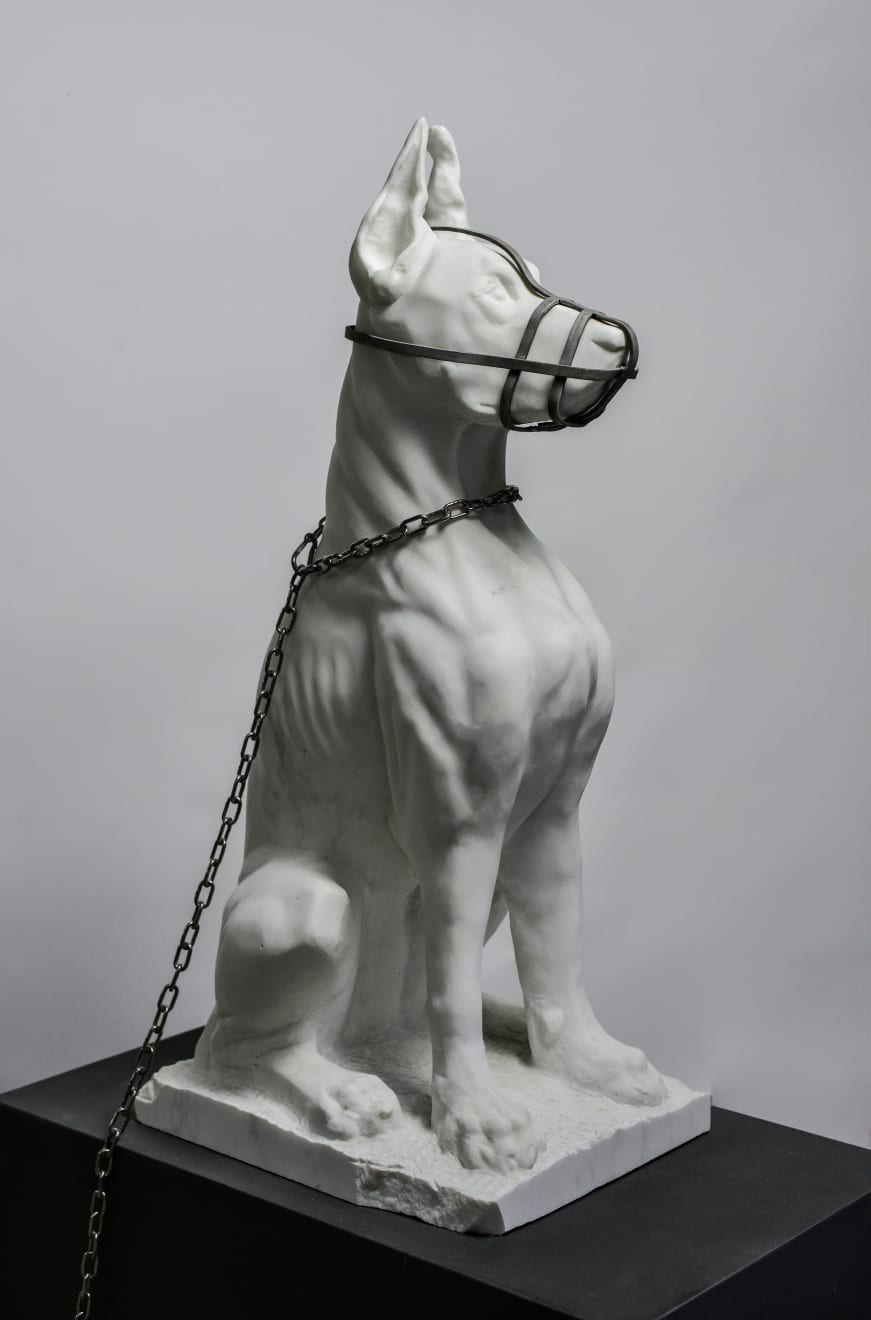 Irena Posner, No tongue can tell, no tail can wag, 2023