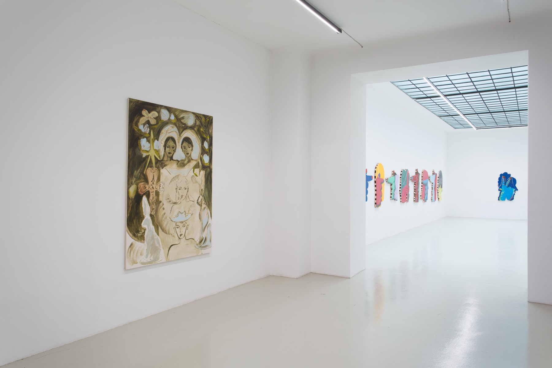 Delphine Hennelly, Kathryn Kerr, Leigh Ruple, Nathalie Shepherd & Faye Wei Wei, Installation View VII, The Picture Is A Forest, 2019