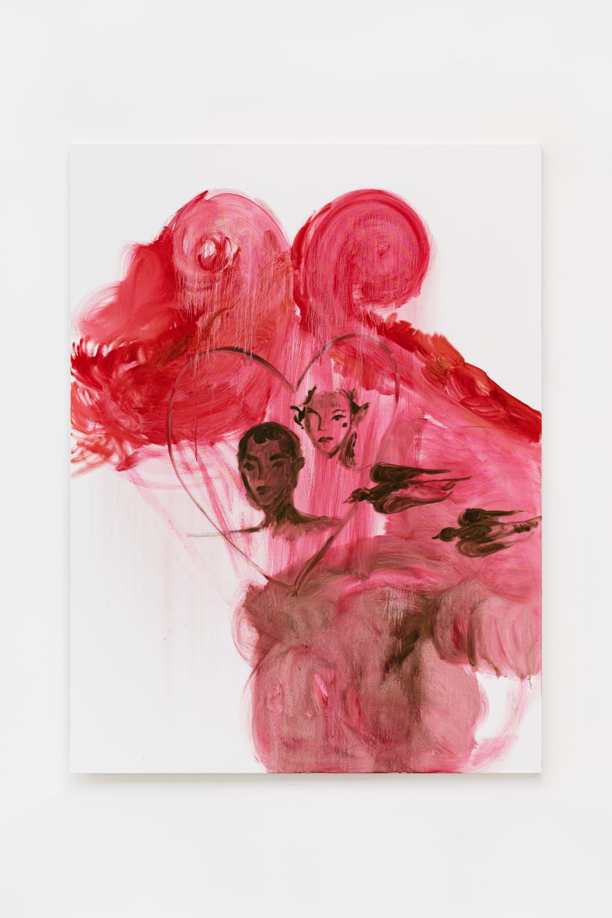 Faye Wei Wei, And Lover There by Lover be at Peace (Red III), 2022