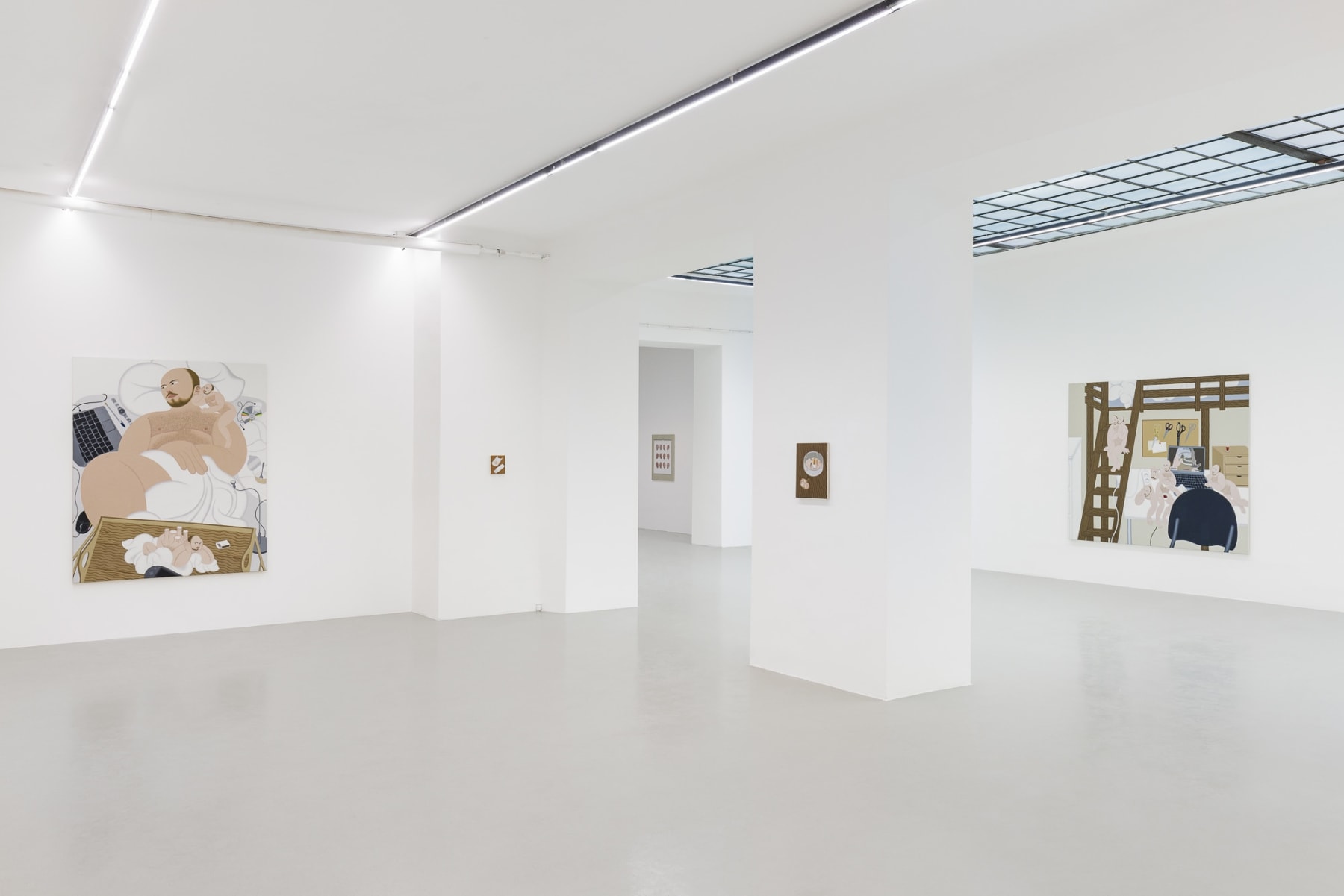 Alexander Basil, Installation View, The week stretching out in front of you, 2022