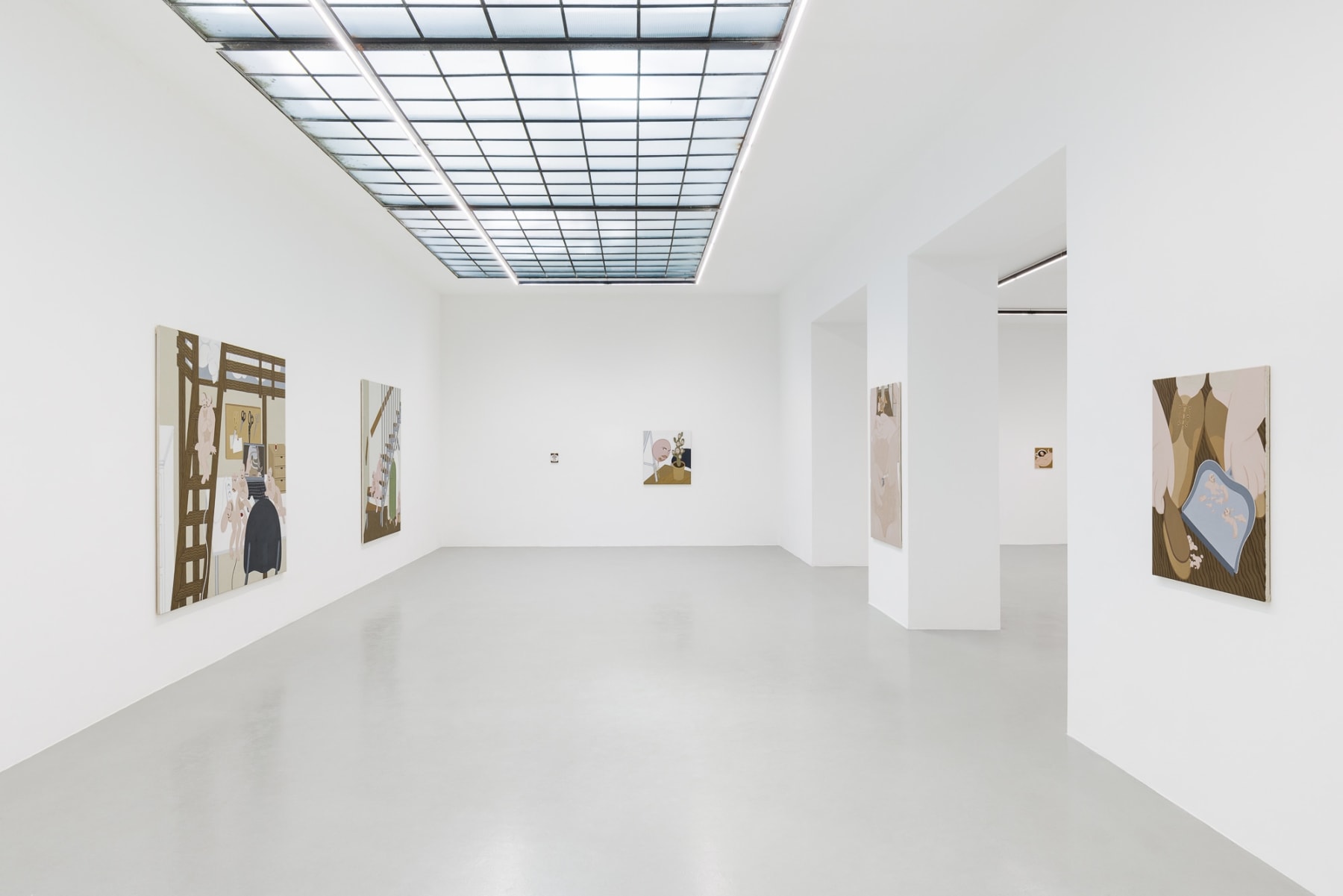 Alexander Basil, Installation View, The week stretching out in front of you, 2022
