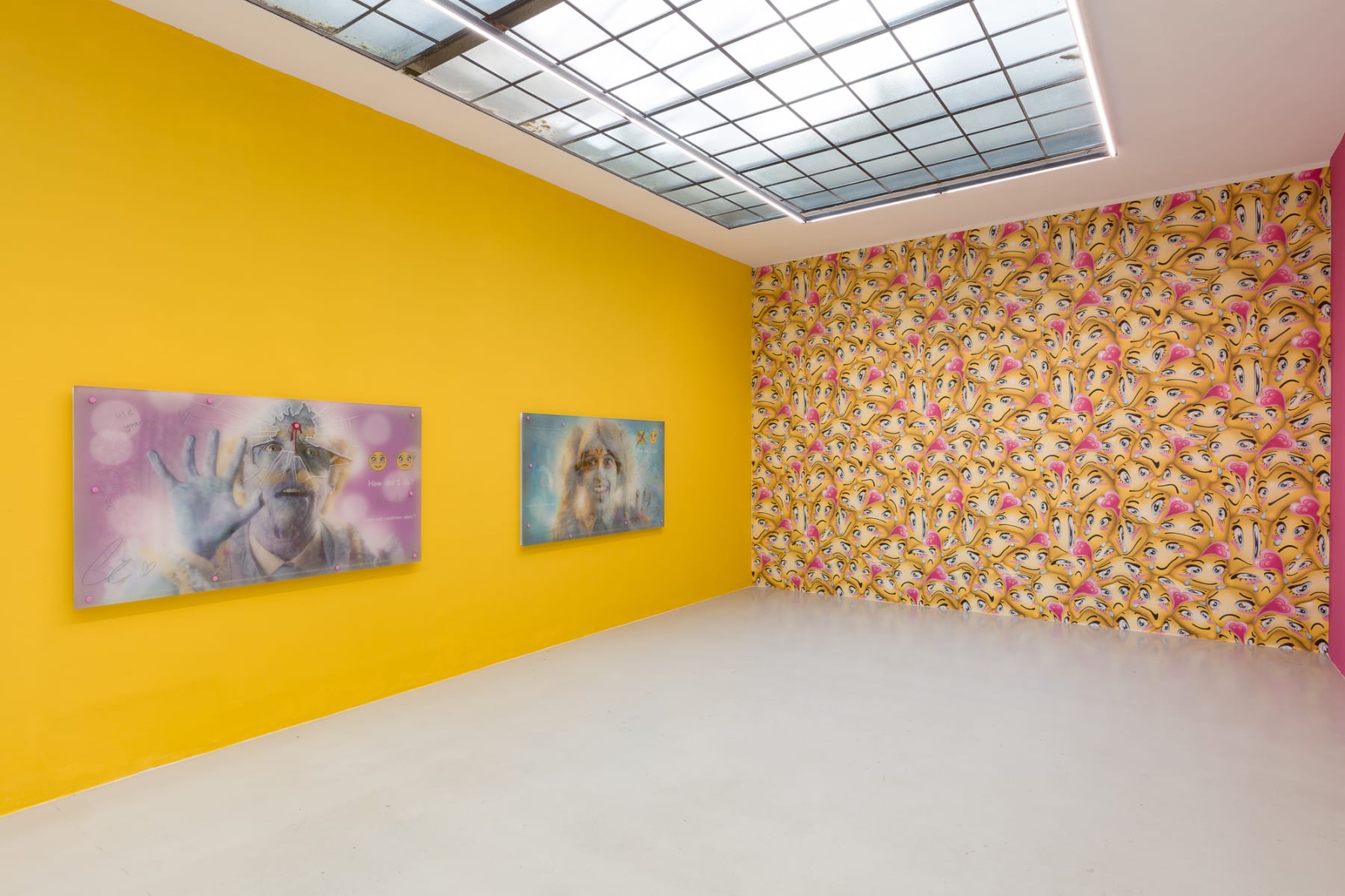 Rachel Maclean, Installation View XIX, Rachel Maclean, i'm 2 happy!, curated by Phoebe Cripps, 2021