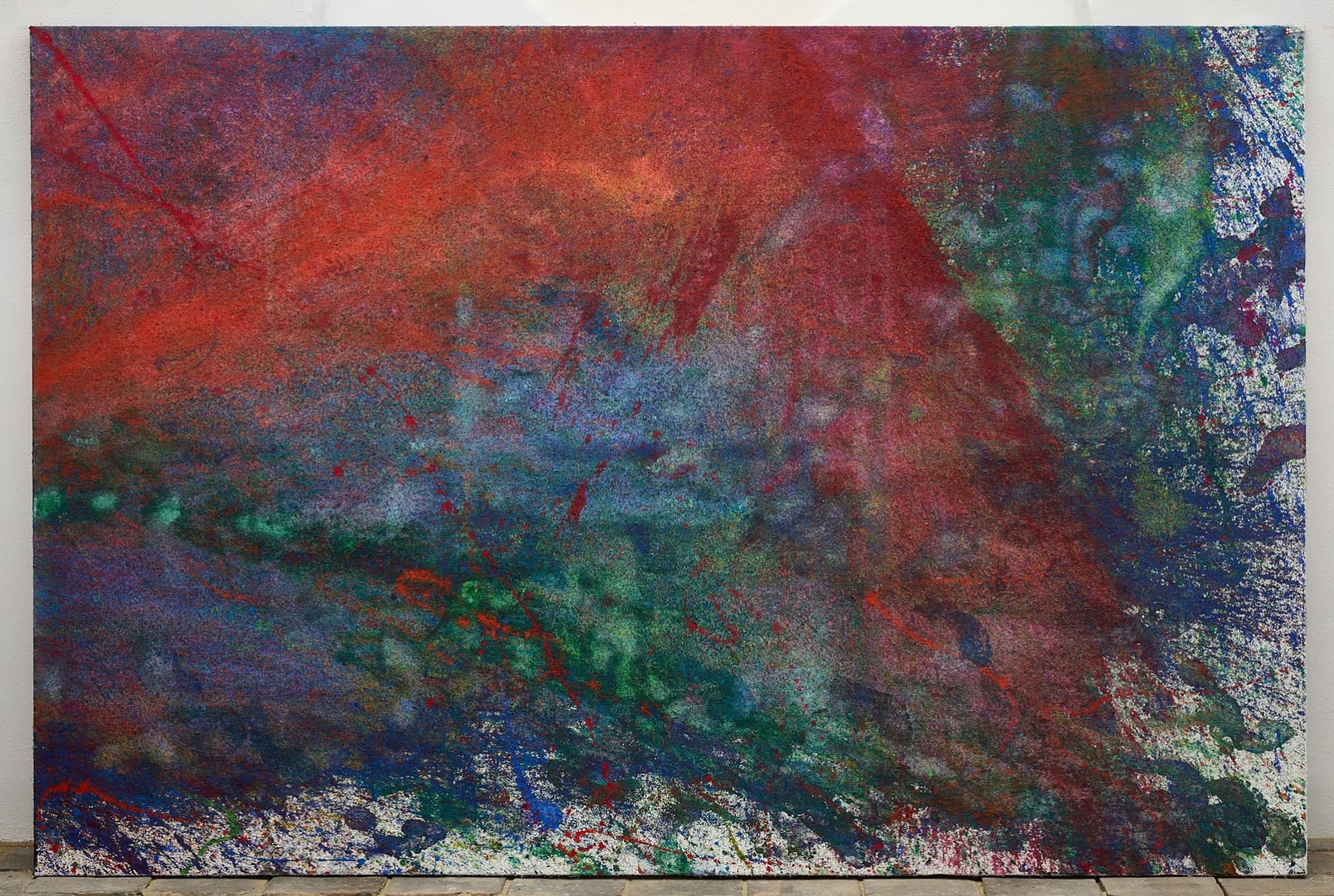 Hermann Nitsch, Schüttbild, 2021