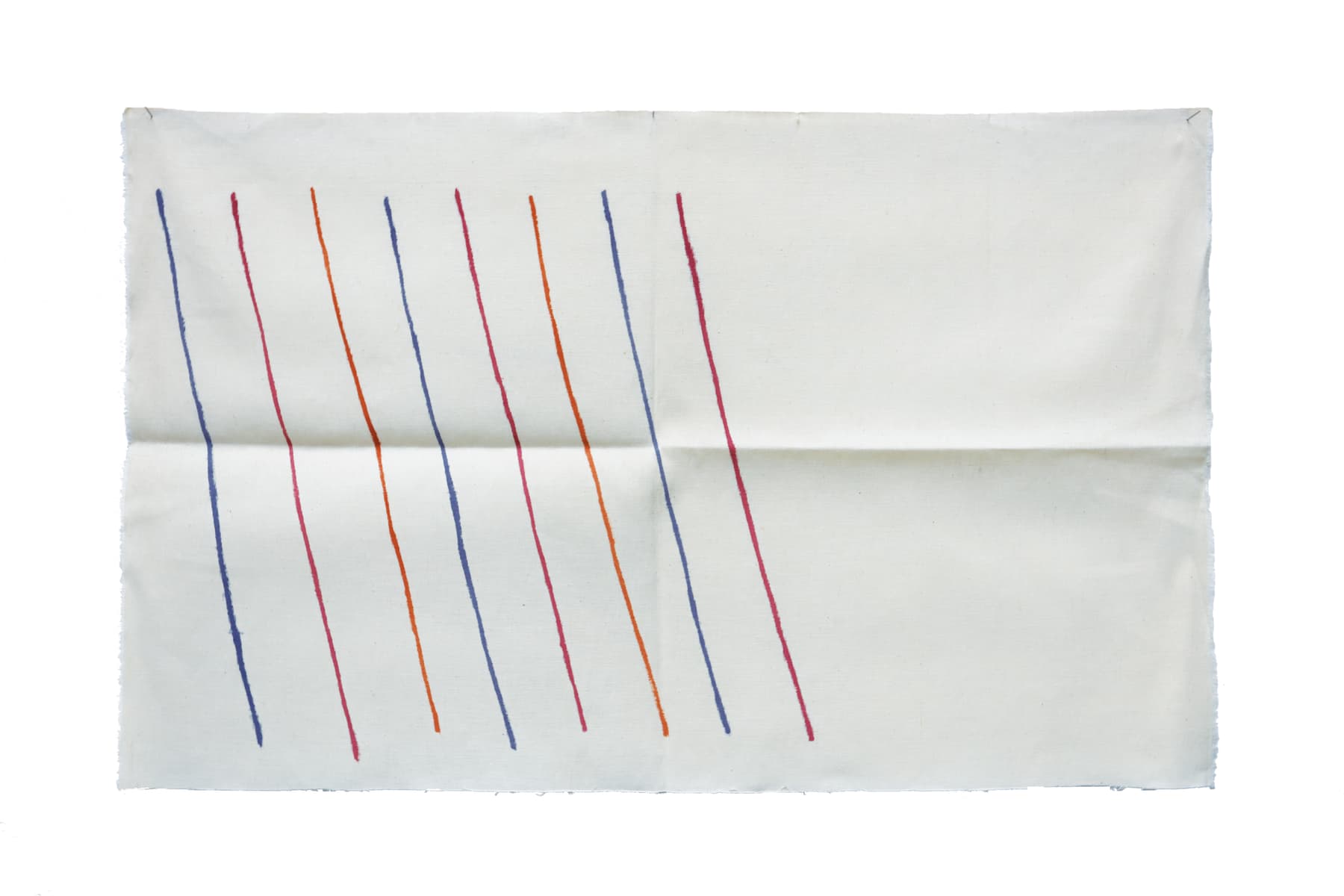 Giorgio Griffa, Linee oblique, 1979