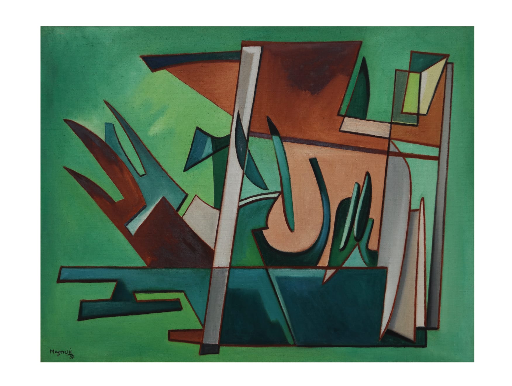 Alberto Magnelli, Voyage, 1937