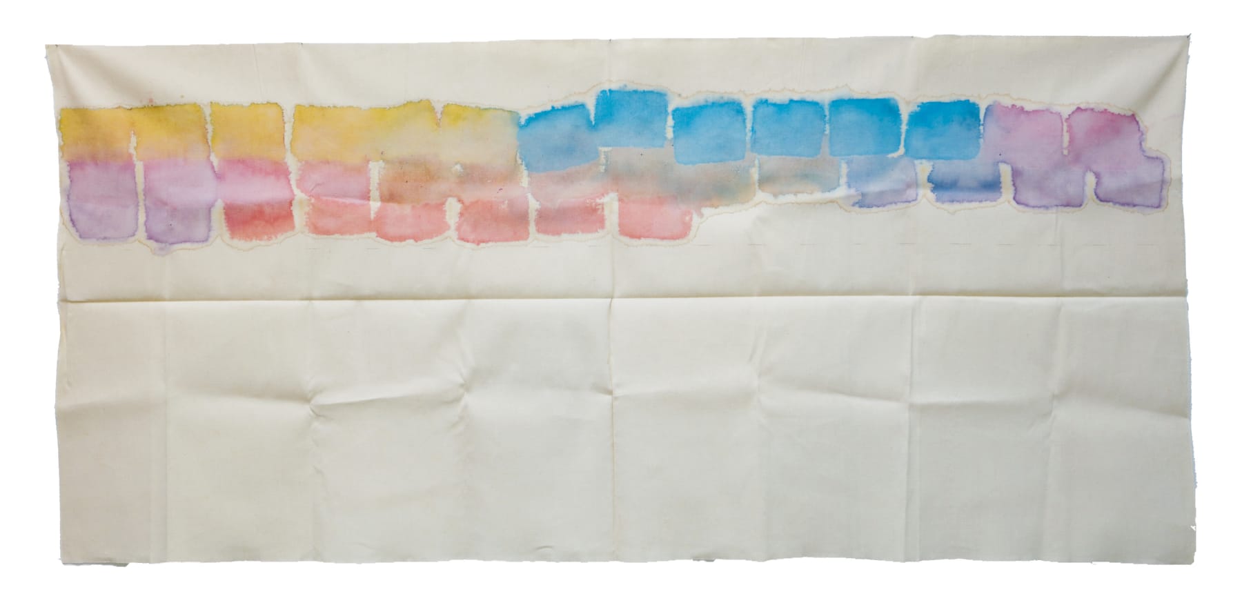 Giorgio Griffa, Spugnature, 1969