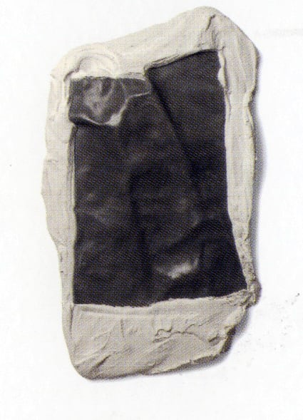 Paolo Icaro, Altorilievo, da roccia, due, 1989