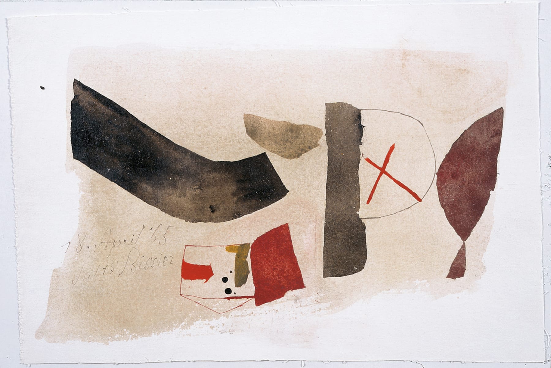 Julius Bissier, 18. April 65, 1965