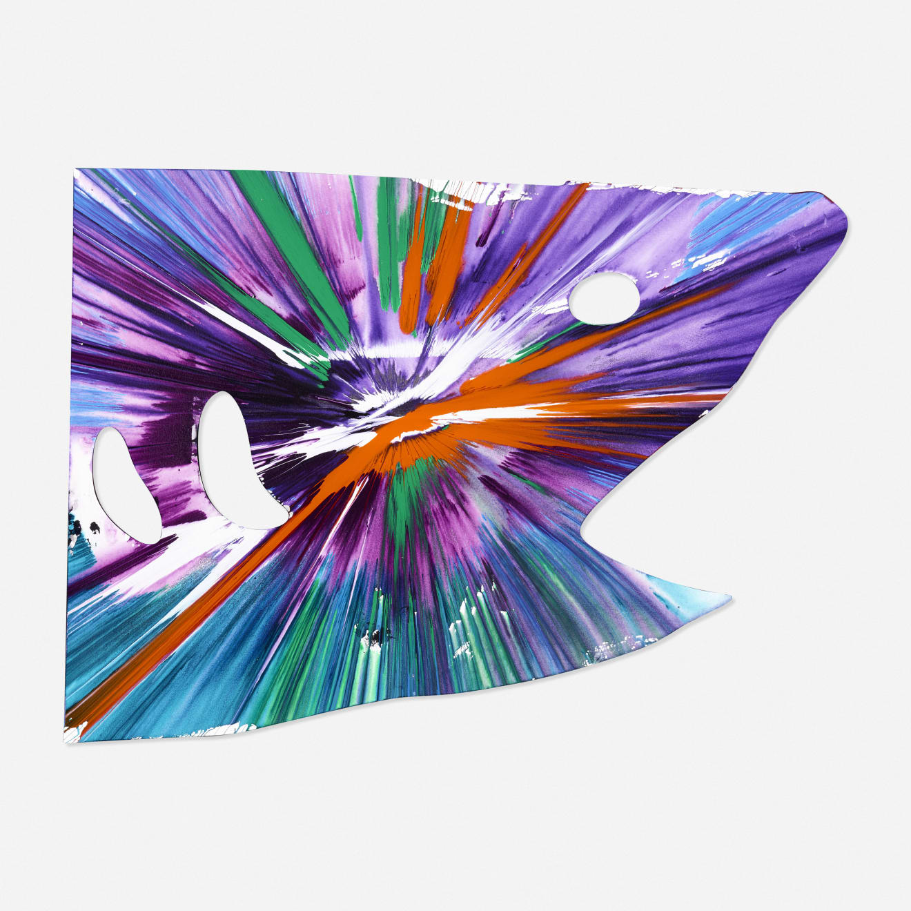 Damien Hirst, Signed Shark Spin Painting, 2009