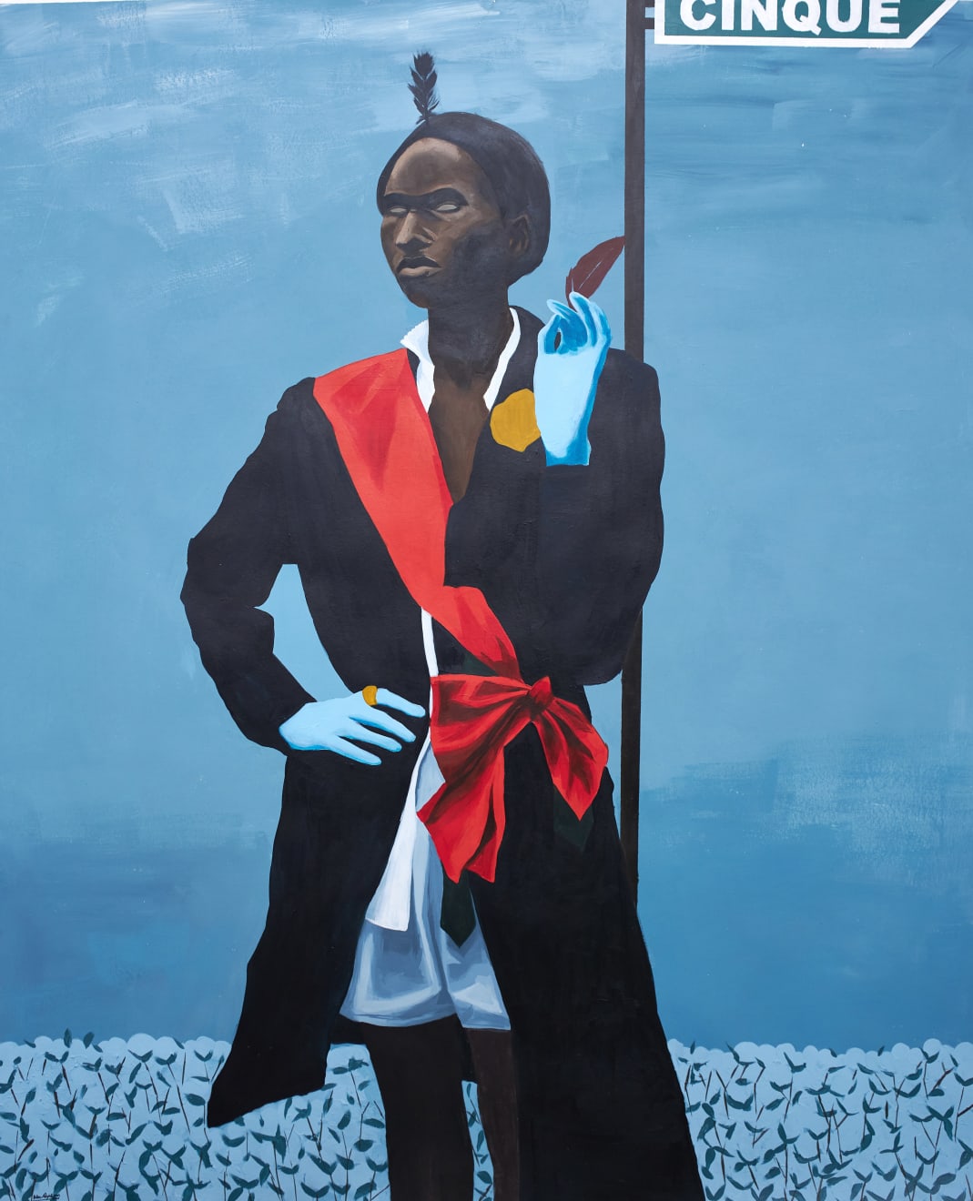 Boluwatife Oyediran, Portrait of Joseph Cinqué, 2021