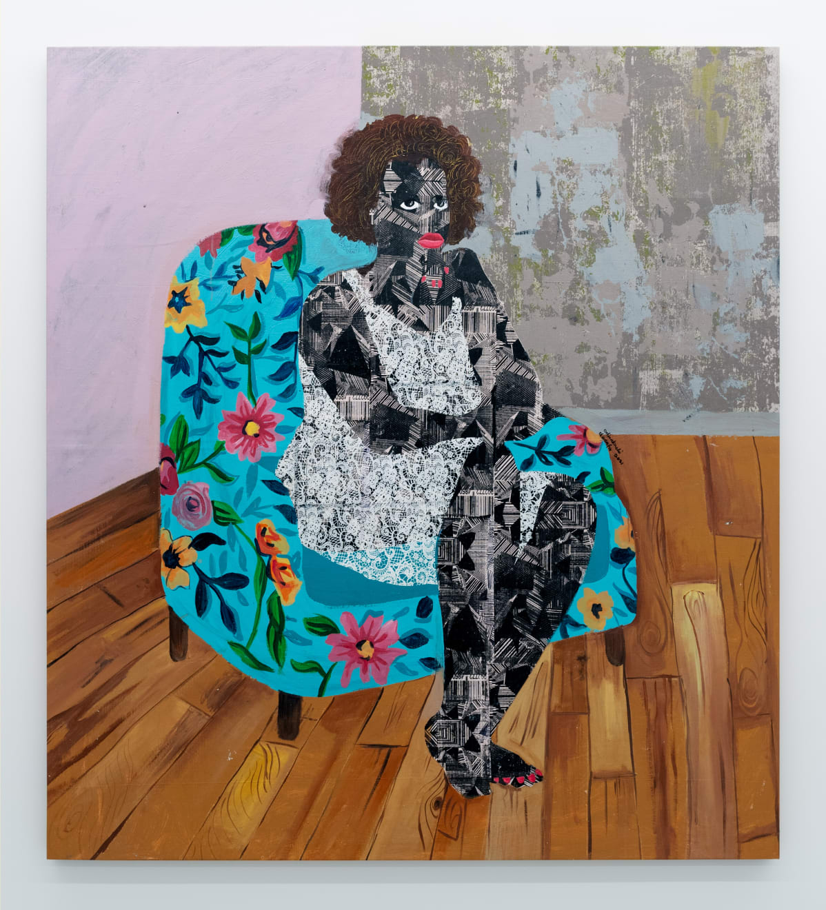 Odinakachi Okoroafor, Flowery Couch II, 2021