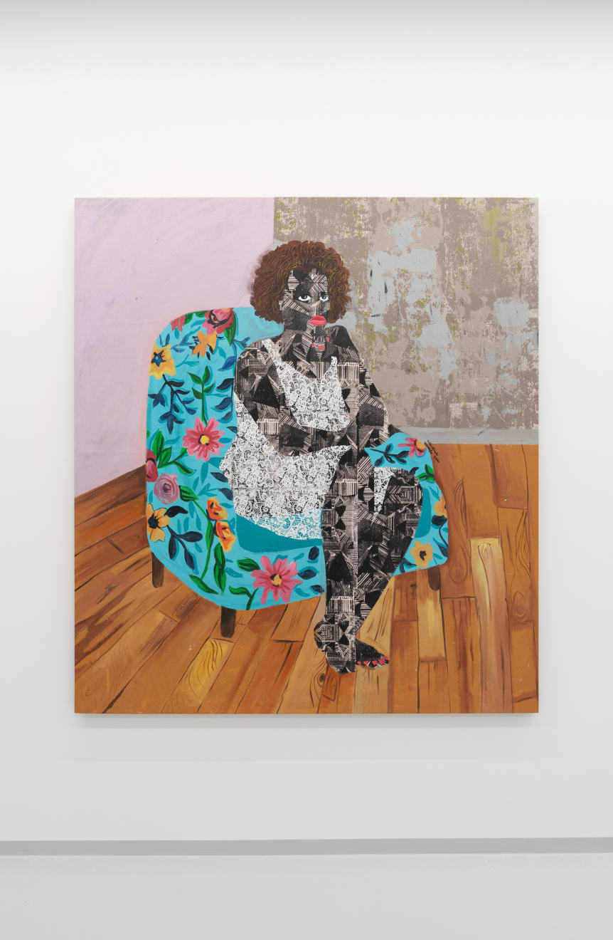 Odinakachi Okoroafor, Flowery Couch II, 2021