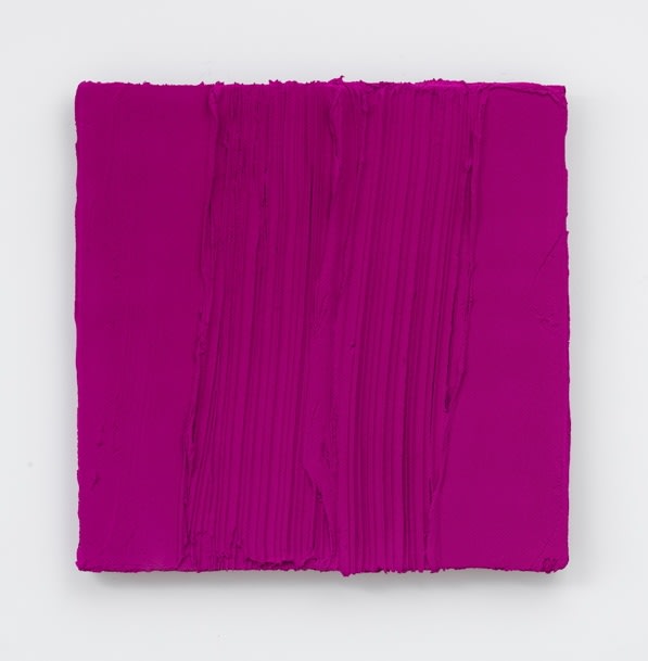 Jason Martin, Untitled (Fluorescent violet), 2025