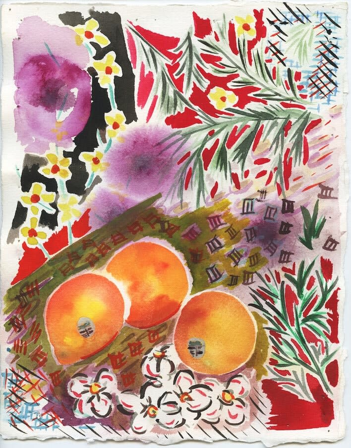 Mary Addison Hackett, Still Counting (Oranges), 2020