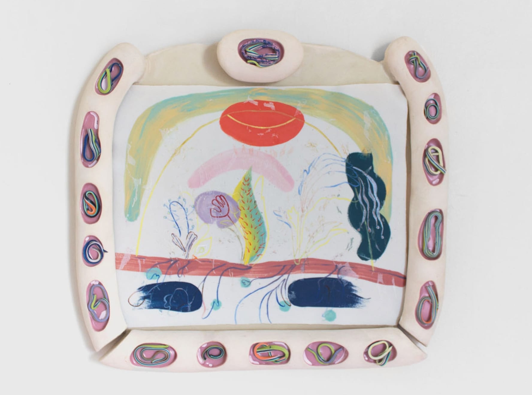 Andrea Clark, Flower 1 with Frame, 2018, 2021