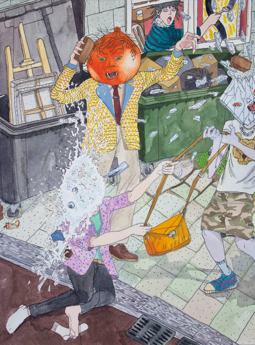 Ding Shilun, D78 (Dominoes), 2023