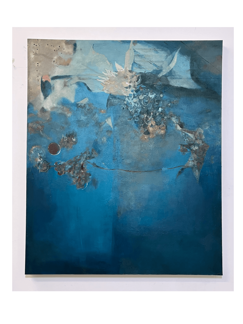 Shiwen Wang, Blue Skin, 2024