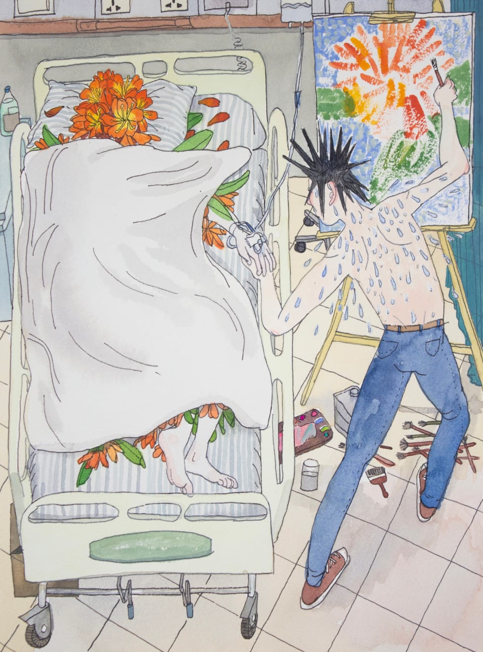 Ding Shilun, D76 (Paint from life), 2023