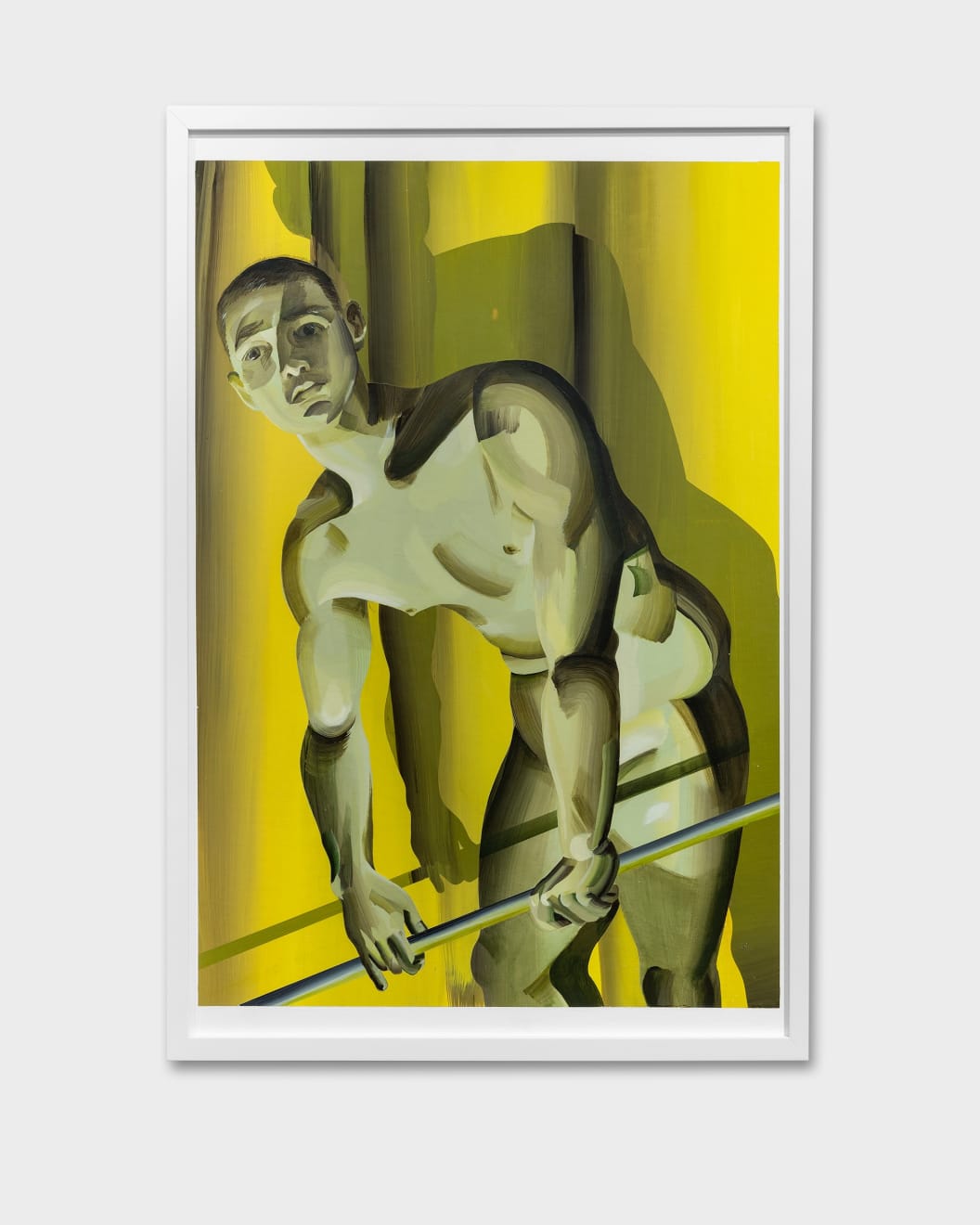 Kyle Dunn, Boy on Yellow Curtain, 2019