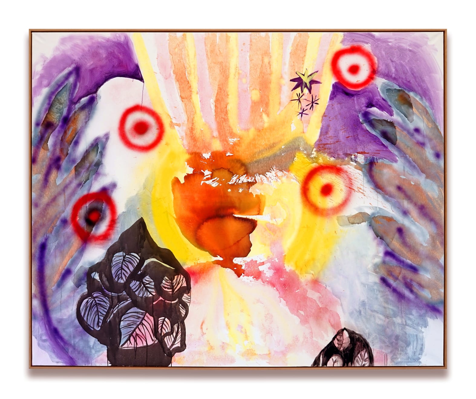 Klodin Erb, Vier Glühstempel (Four Glowing Stamps), 2020