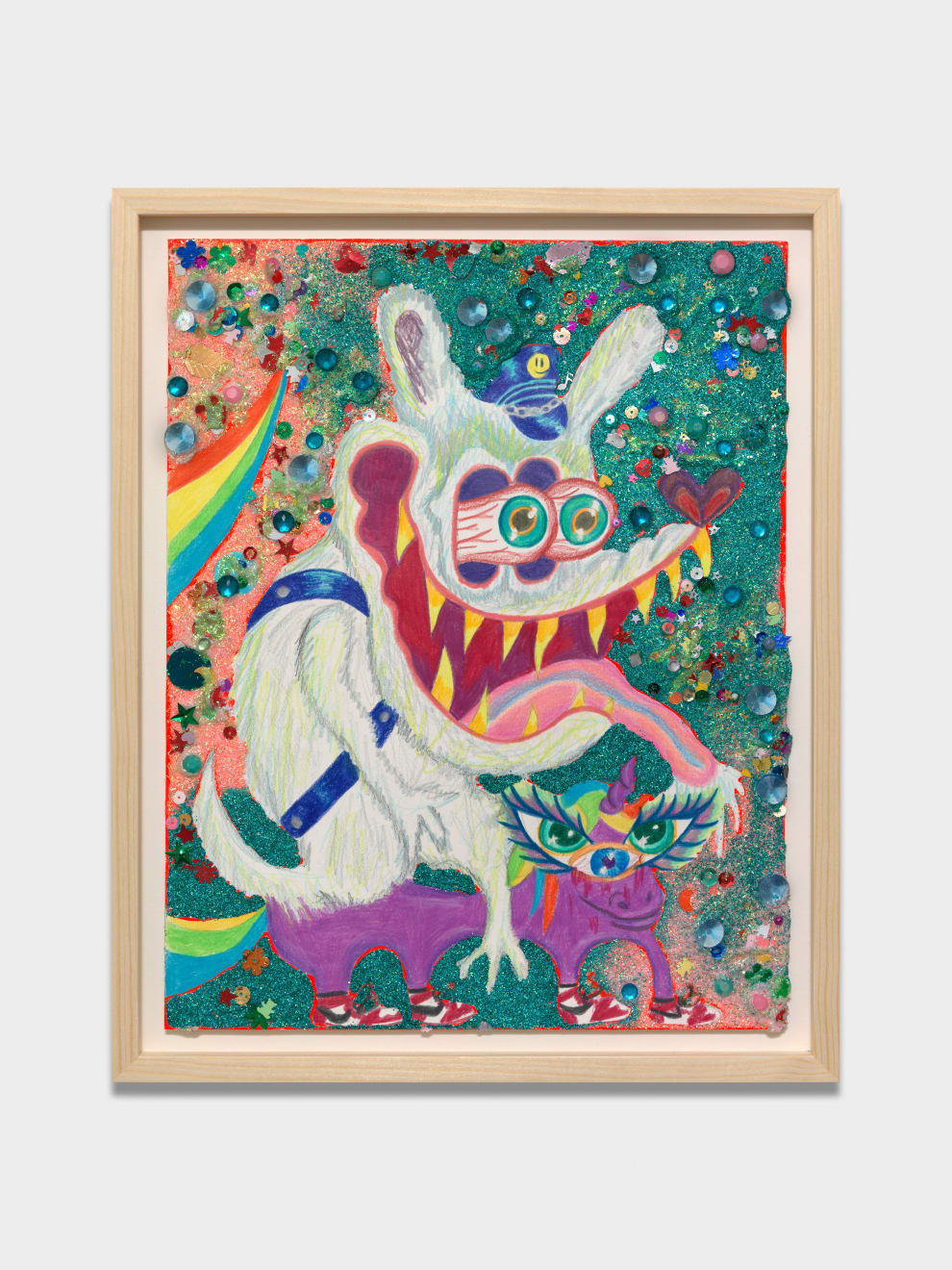 Bailey Scieszka, Ashamed Girls Pony #7 (OG Bobby Dolphin Riding a Purple Unicorn), 2021