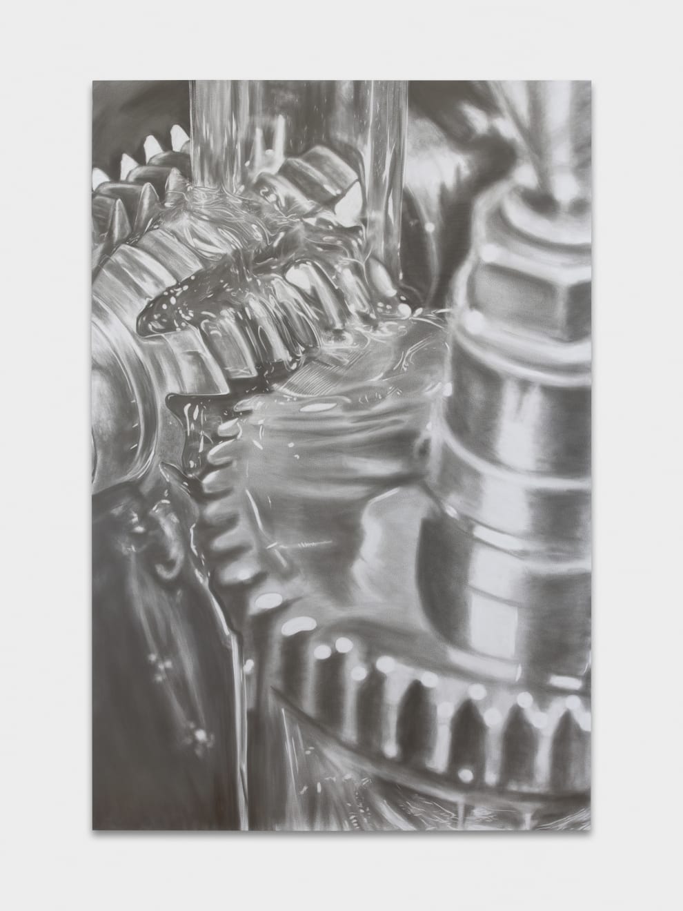 Juan Antonio Olivares, Untitled (lubricated gears), 2023