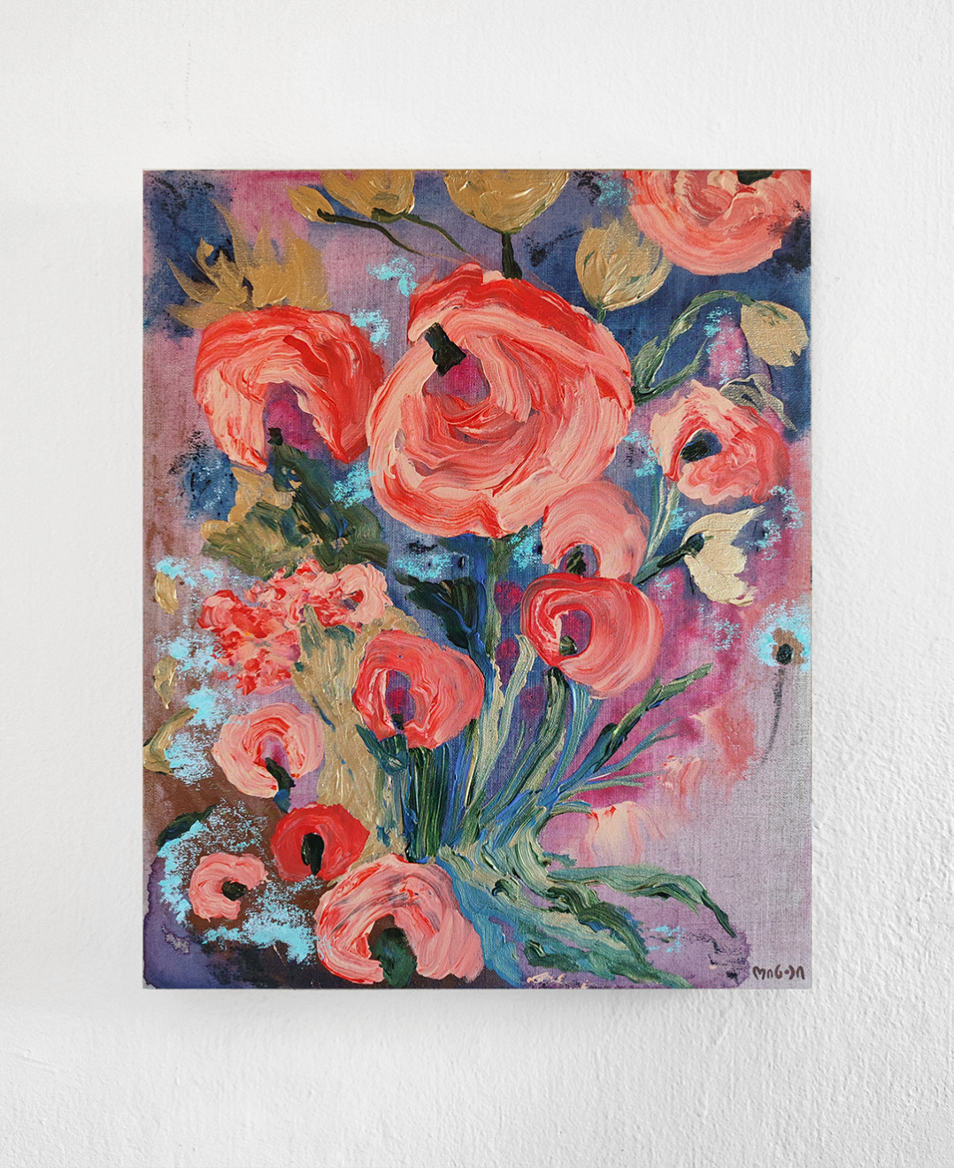 Ileana Magoda, Roses in the dusk, 2024