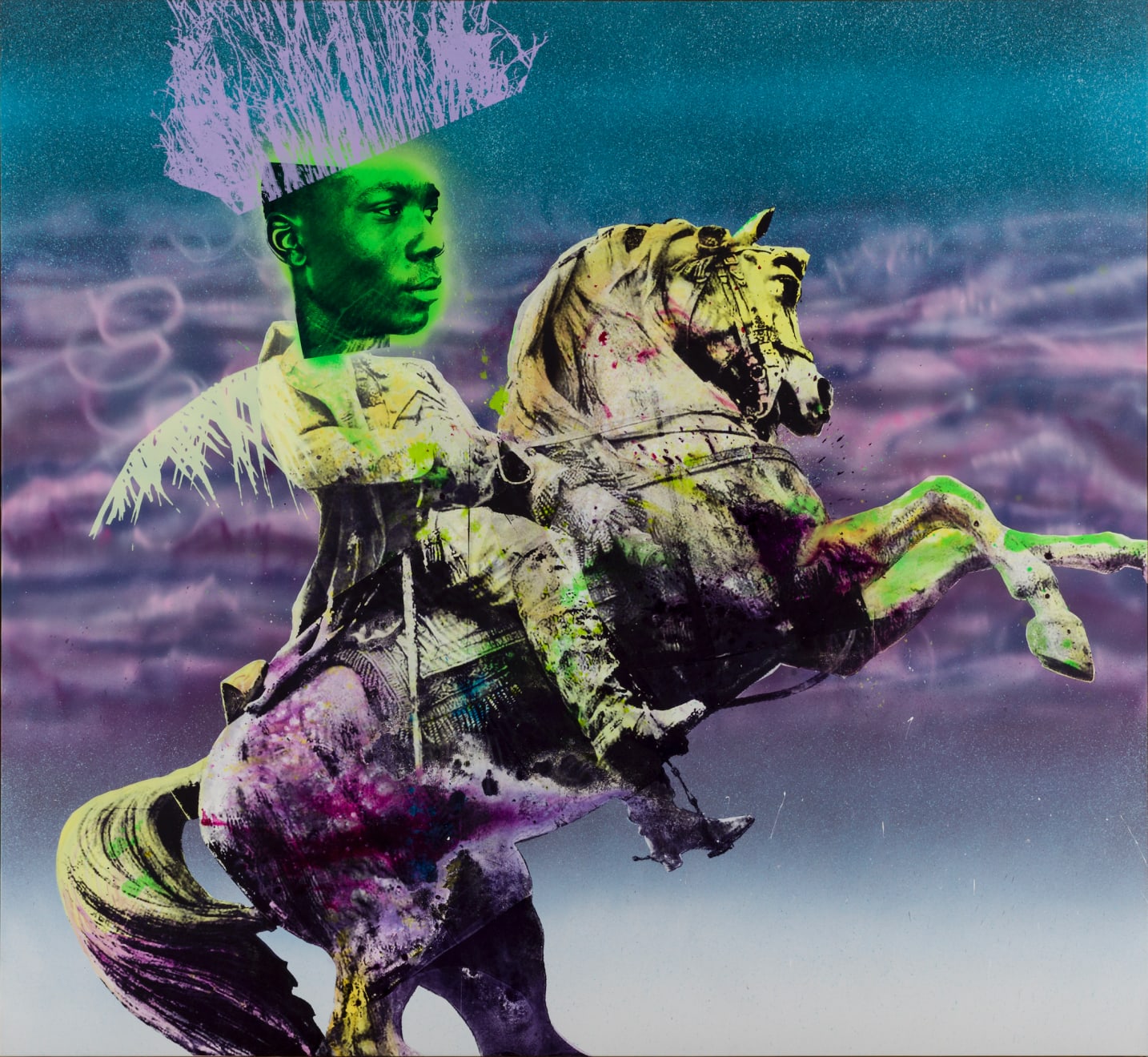 Raphaël Barontini, Toussaint Louverture’s Triumph, 2021