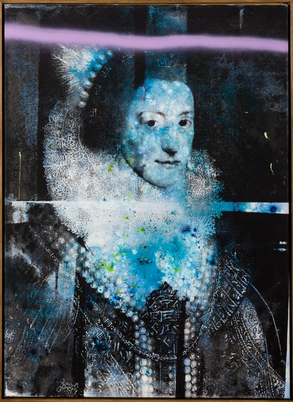 Raphaël Barontini, Blue Princess, 2018