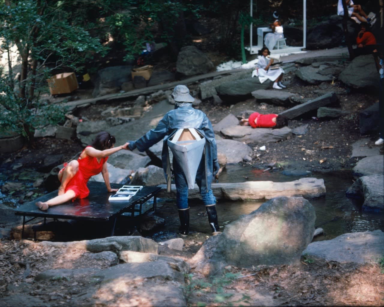 Lorraine O'Grady, Rivers, First Draft: She is absorbed, but the Memorial insists, 1982/2015