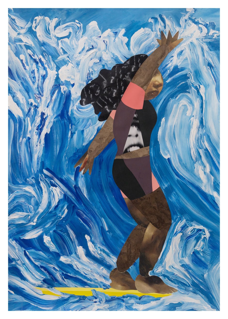 Clotilde Jiménez, Polynesia Surf (Yellow), 2024