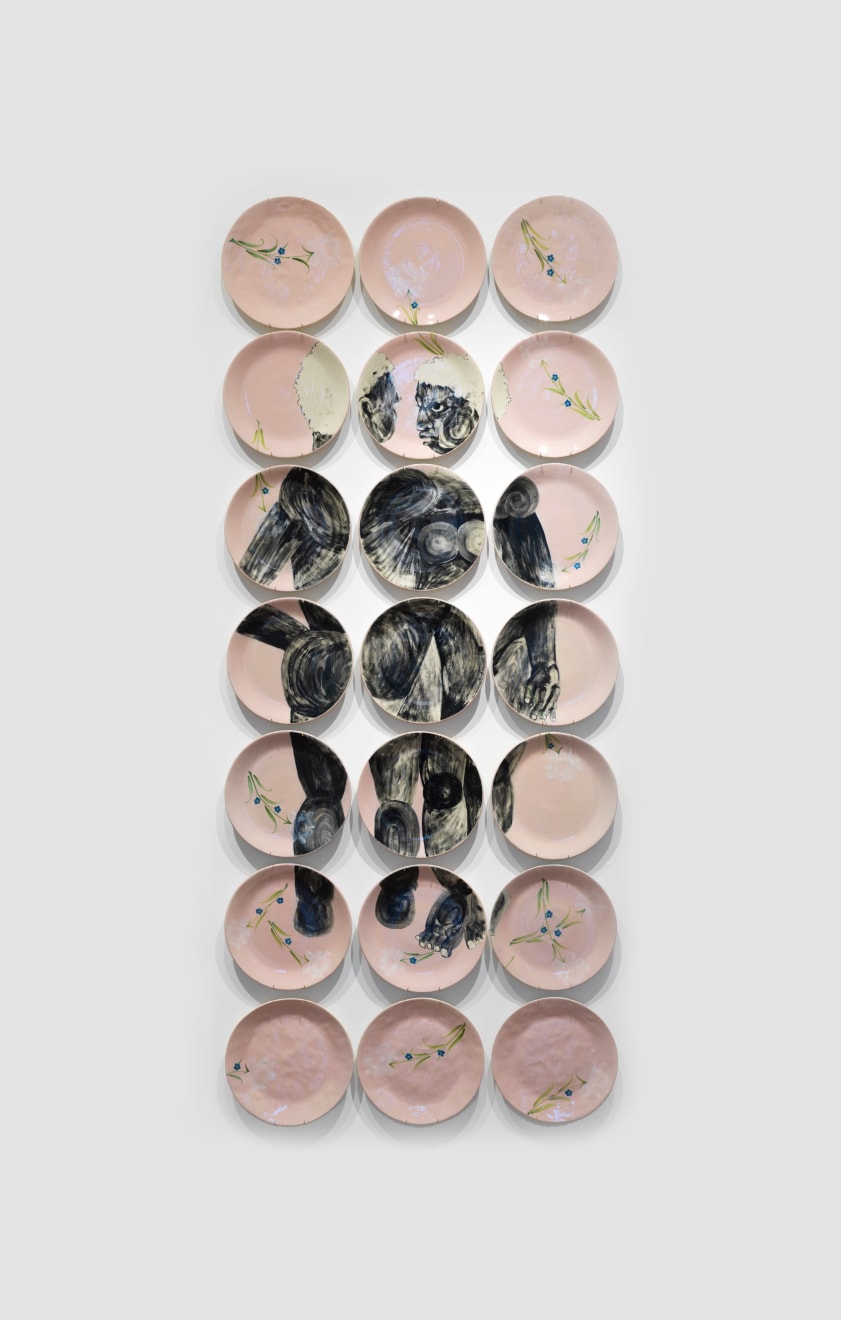 Clotilde Jiménez, Deux Ancêtres (pink), 2021